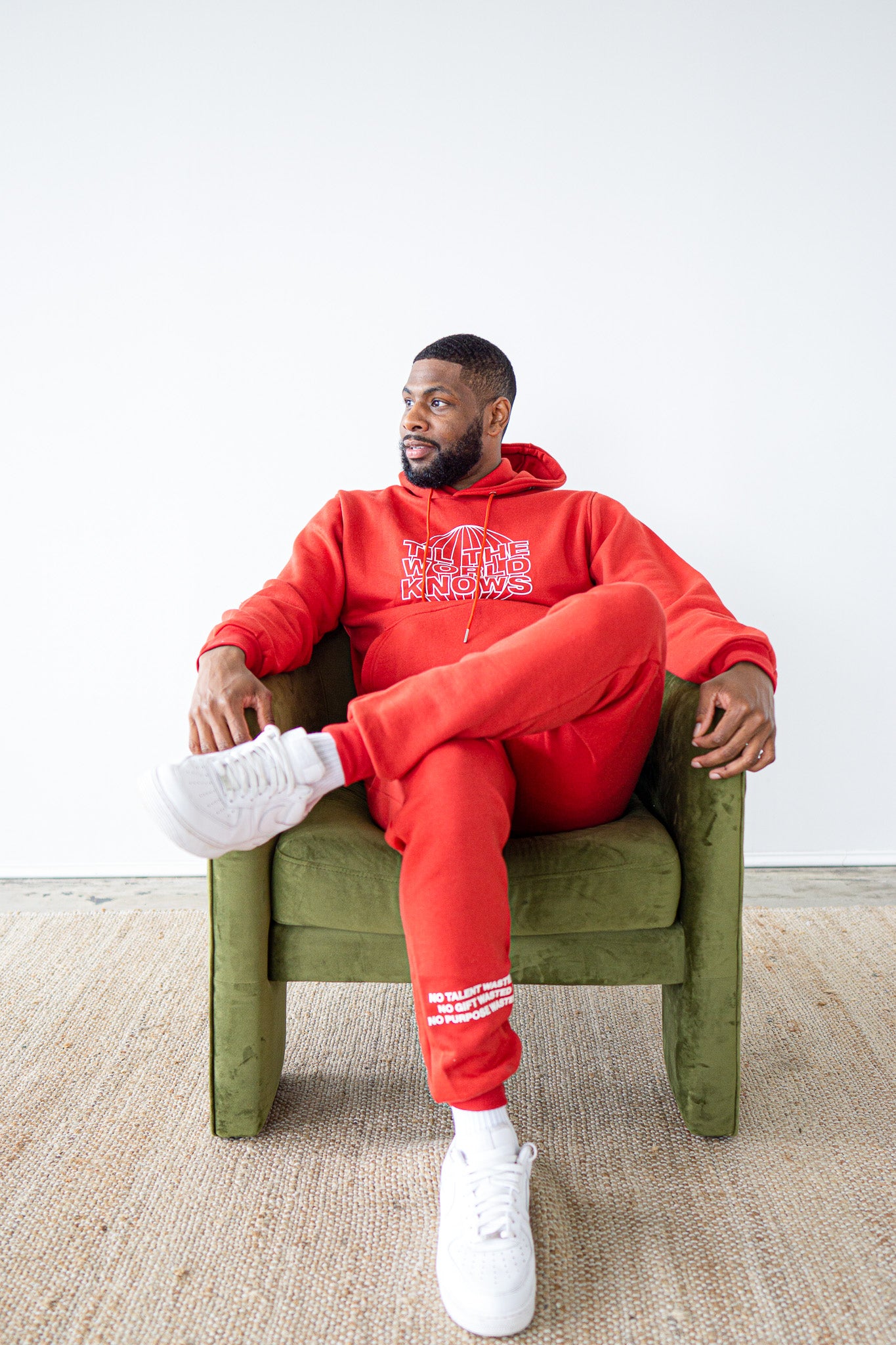 Til The World Knows - Premium Red Hoodie