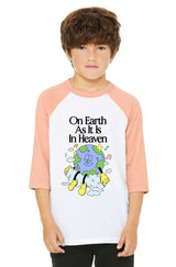 On Earth as it is in Heaven - Youth Raglan Tee