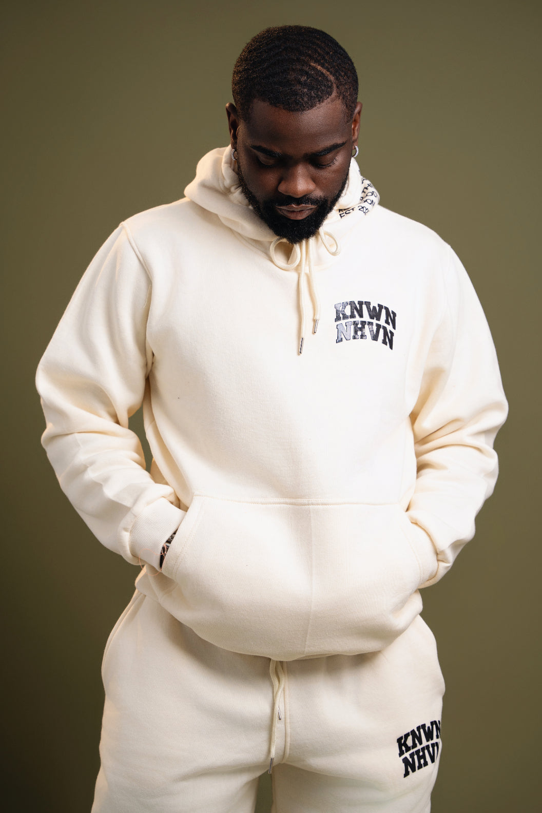 Cream KNWNNHVN Sweatsuit