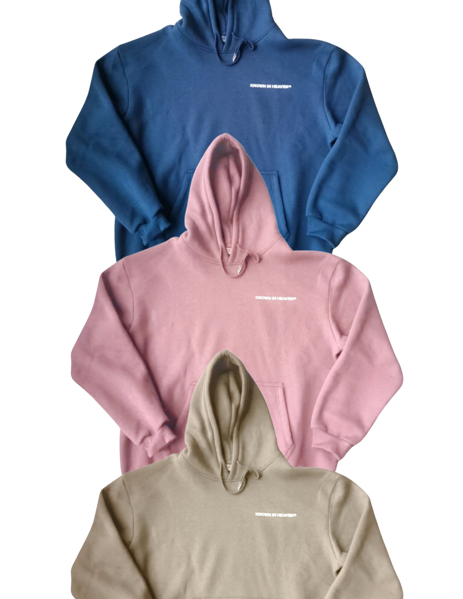 3 Hoodie KIH Logo ™ Bundle (Navy, Mauve, Taupe)