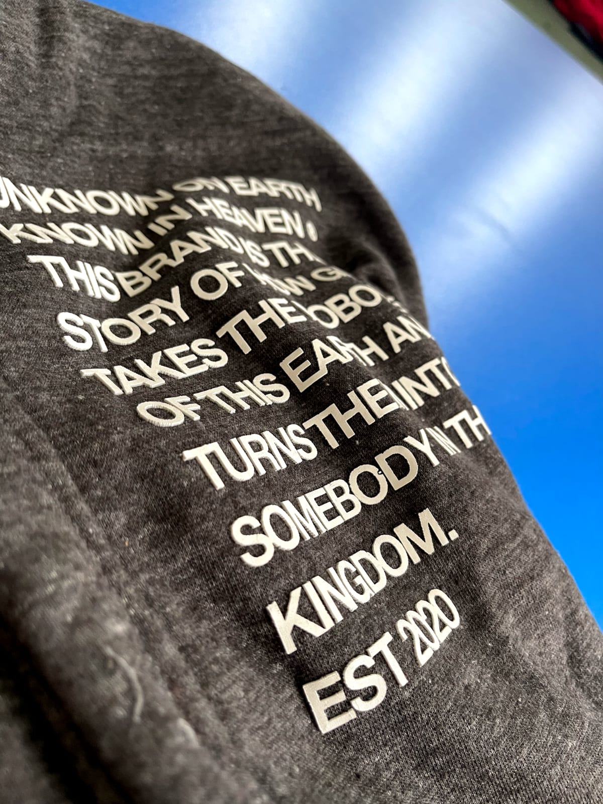 Til The World Knows - Premium Dark Grey Heather Sweatshirt