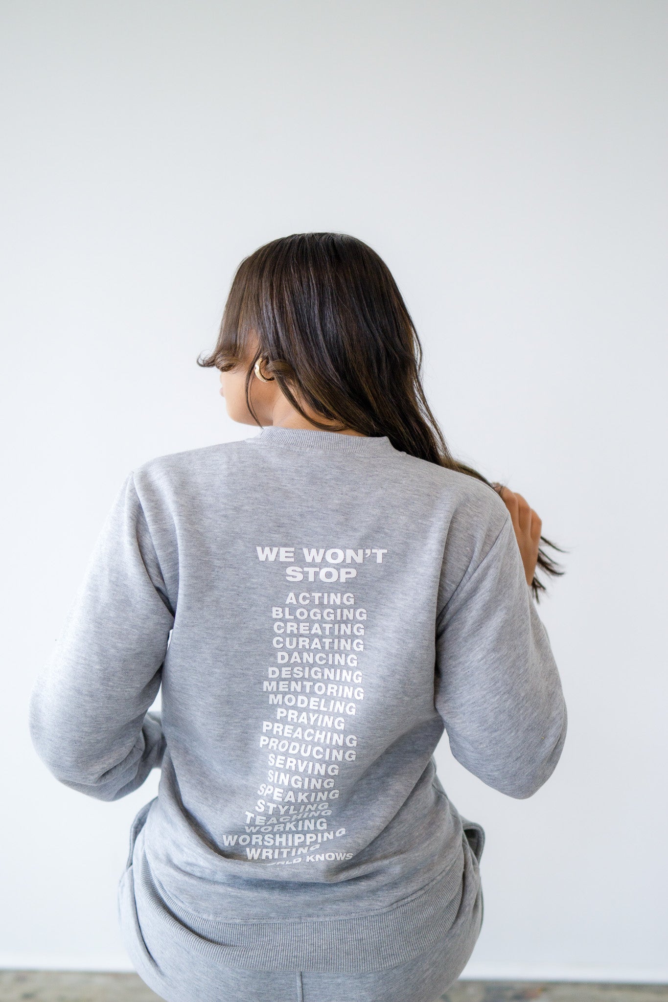 Til The World Knows - Athletic Heather Crewneck
