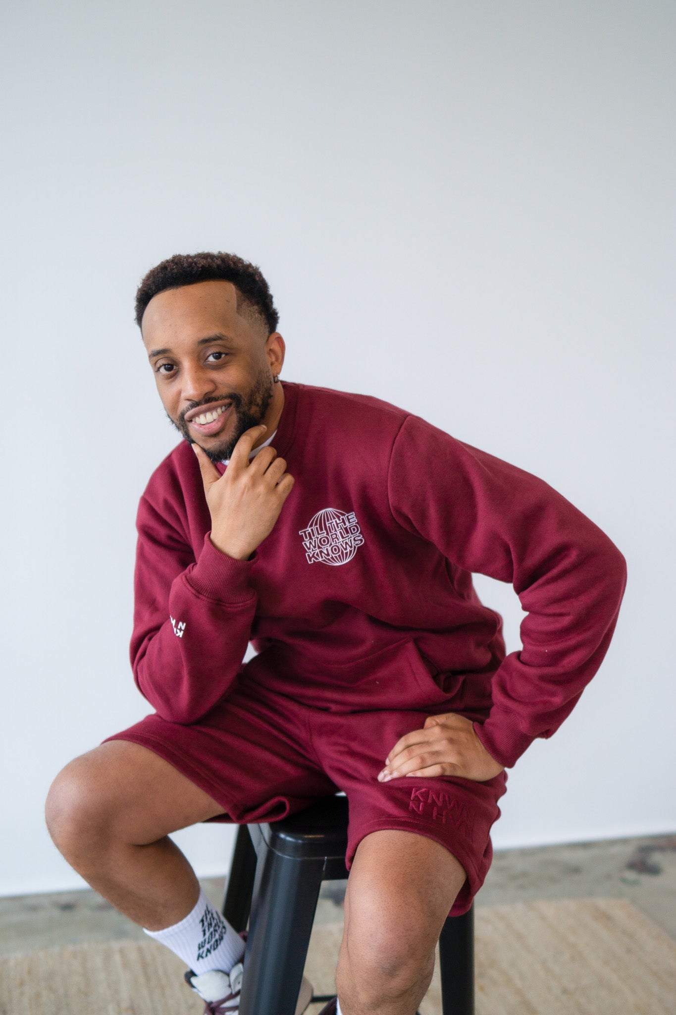 Til The World Knows - Maroon Crewneck