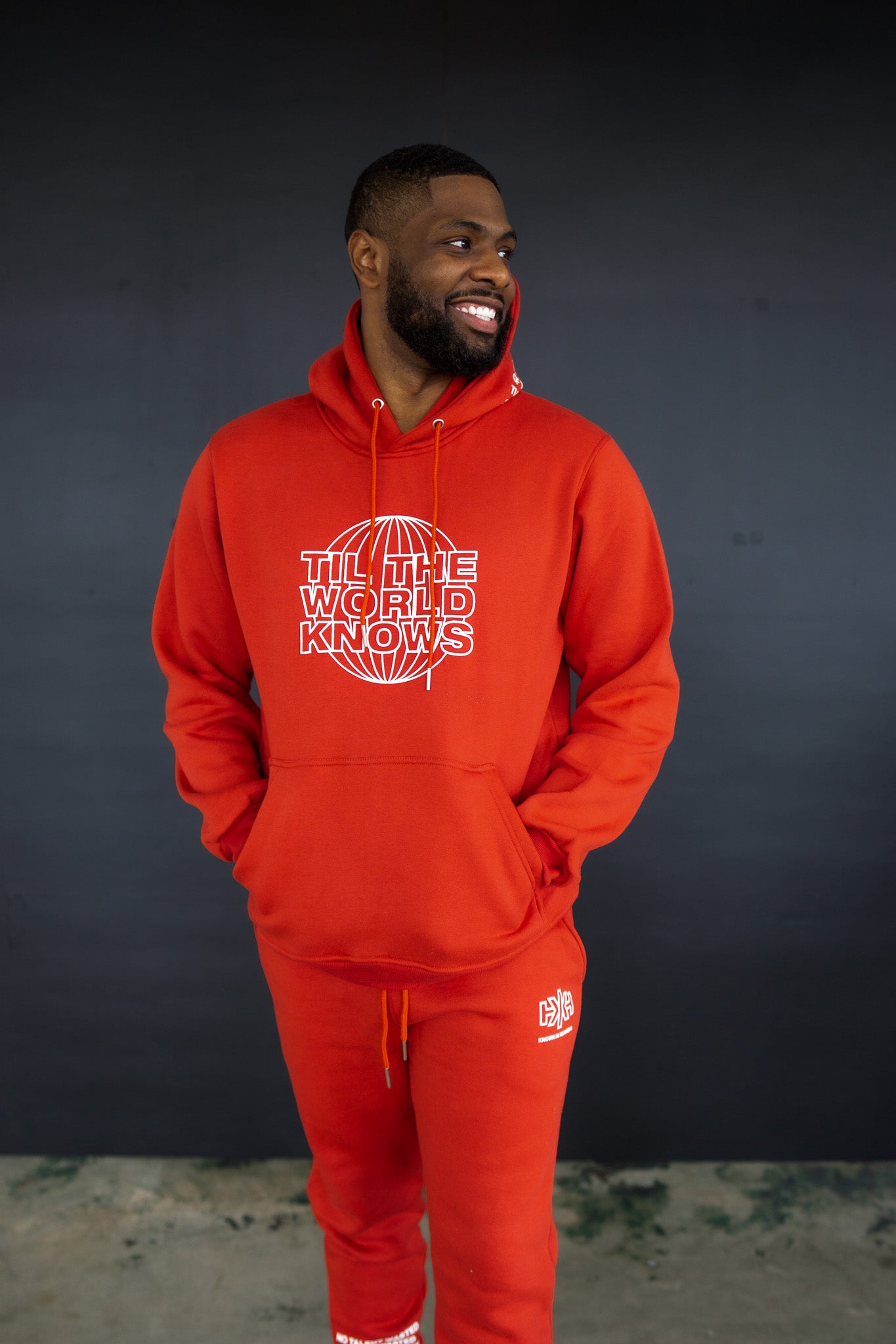 Til The World Knows - Premium Red Hoodie