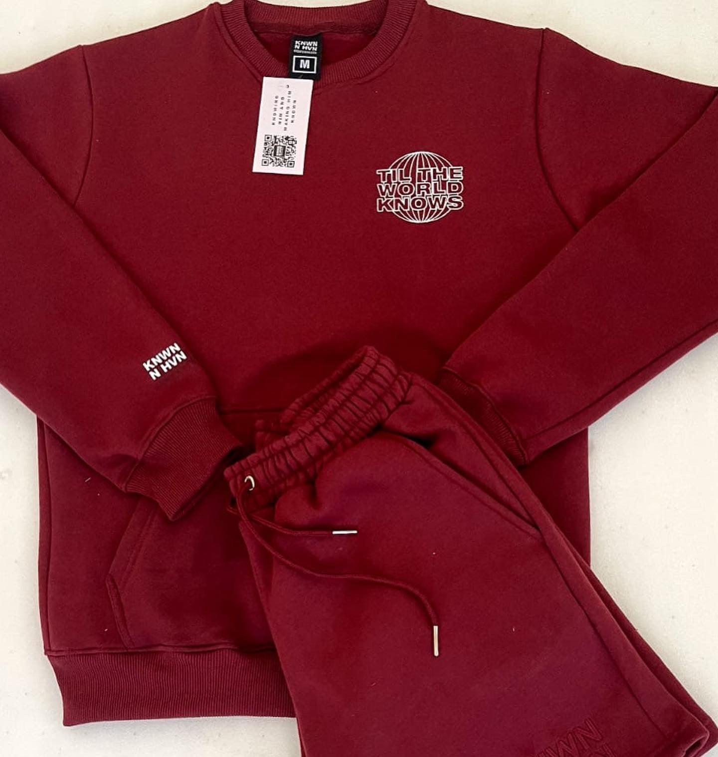 Til The World Knows - Maroon Crewneck